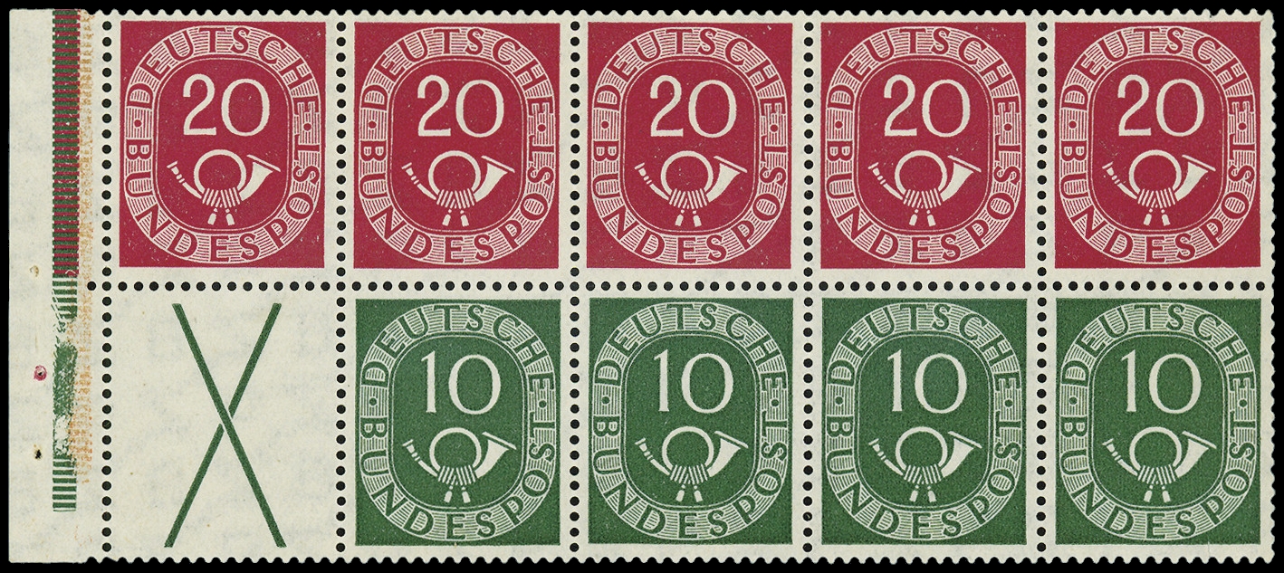 Stamps of Germany BRD 1951 Heftchenblatt 1